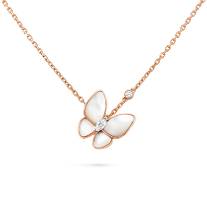 [Lumi Jewels]BUTTERFLY MOP DIAMOND NECKLACE