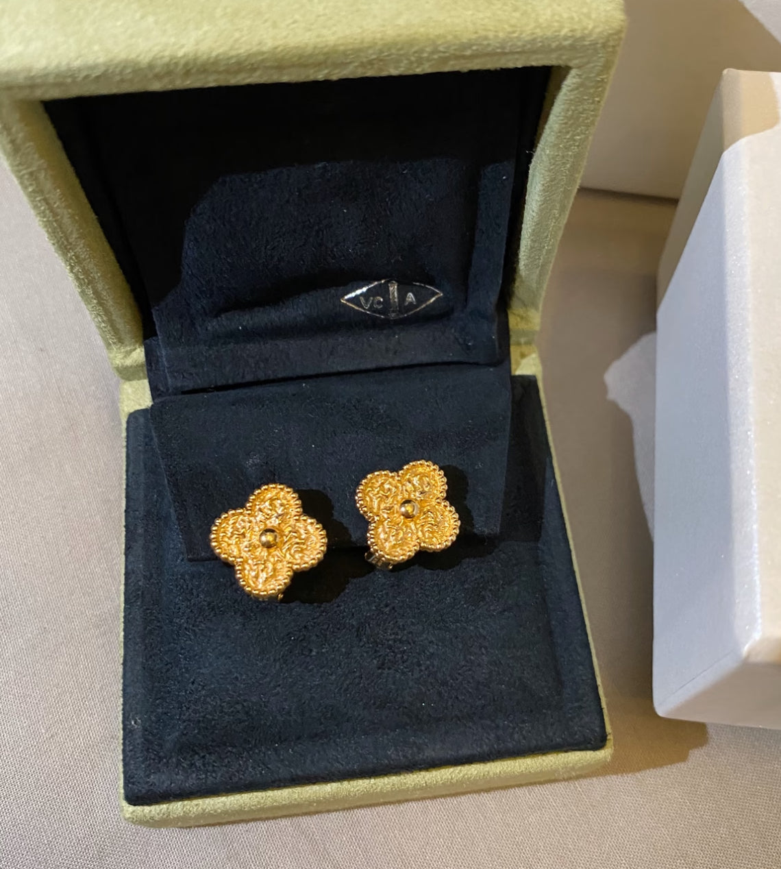 [Lumi Jewels]CLOVER MEDIUM 1 MOTIFS LAVA EARRINGS