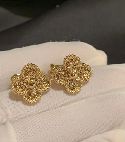 [Lumi Jewels]CLOVER MEDIUM 1 MOTIFS LAVA EARRINGS