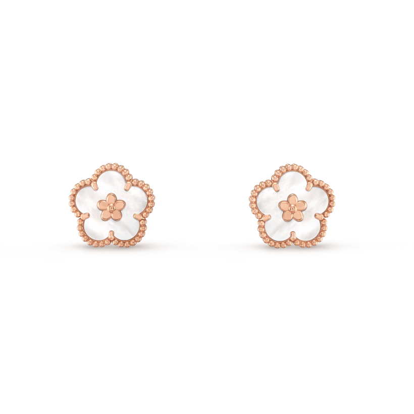 [Lumi Jewels]LUCKY WHITE MOP EARRINGS