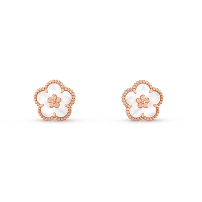 [Lumi Jewels]LUCKY WHITE MOP EARRINGS
