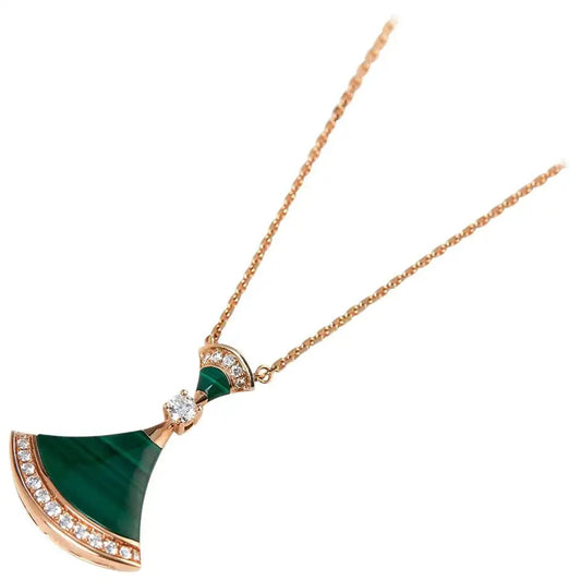 [Lumi Jewels]DREAM NECKLACE MALACHITE DIAMOND