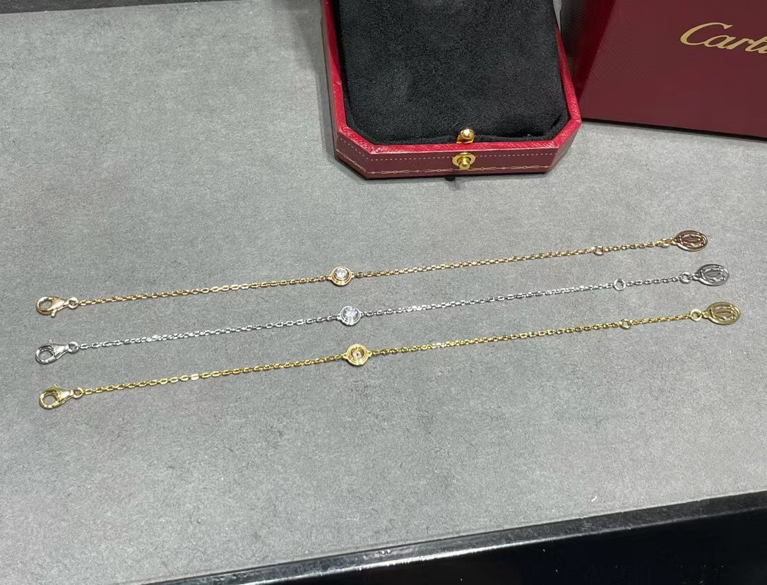 [Lumi Jewelry]DIAMOND STERLING SILVER AQUAMARINE BUBBLE BRACELET