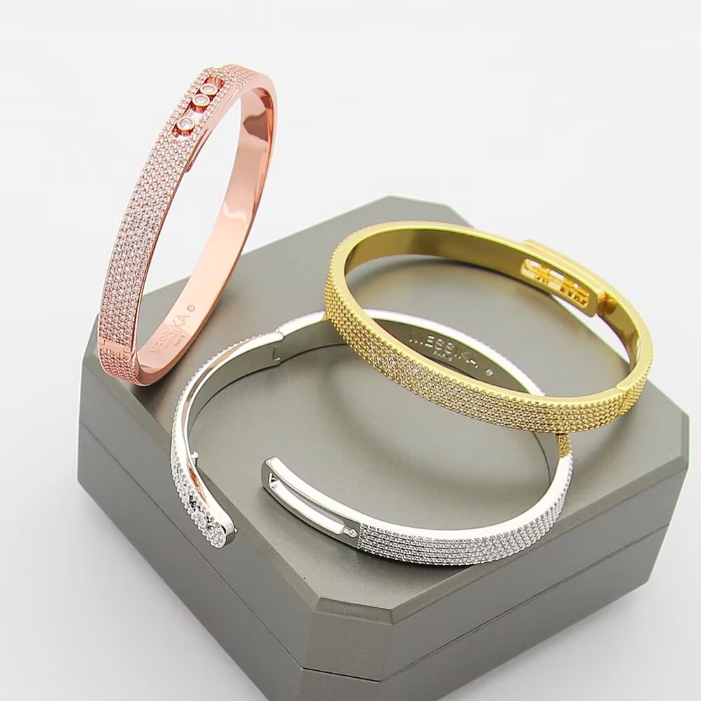 [Lumi Jewels]Move Noa Full Pav¨¦ Diamond Bangle Bracelet