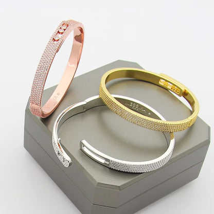 [Lumi Jewels]Move Noa Full Pav¨¦ Diamond Bangle Bracelet