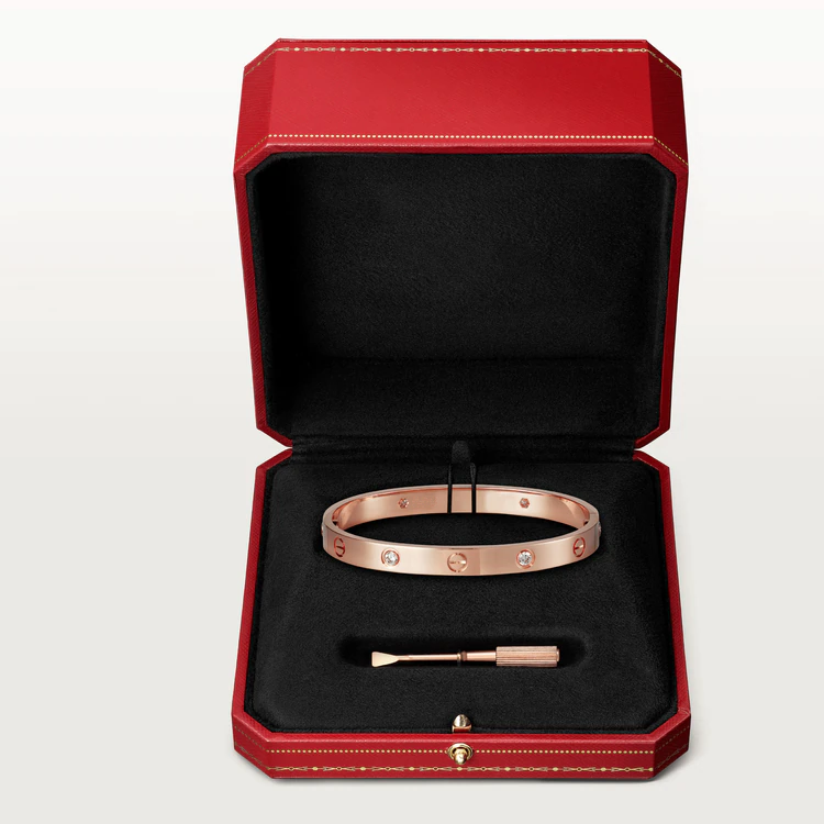 [Lumi Jewels]LOVE BRACELET 6.1MM 4 DIAMONDS