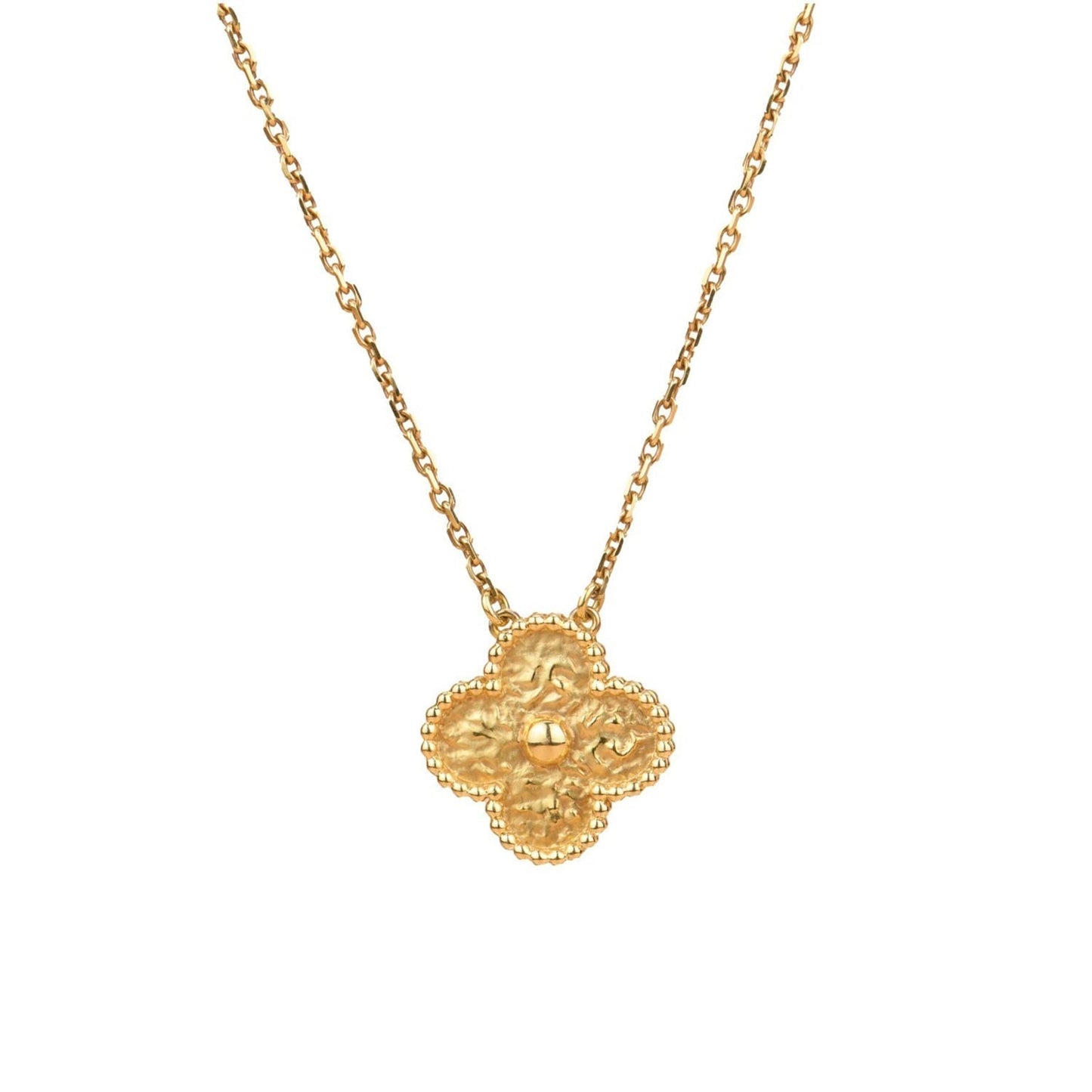 [Lumi Jewels]COLLIER TRÈFLE 15 MM BRONZE