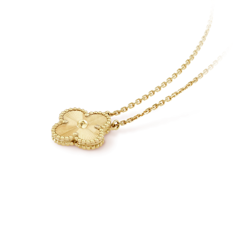 [Lumi Jewels]CLOVER 15MM LASER NECKLACE