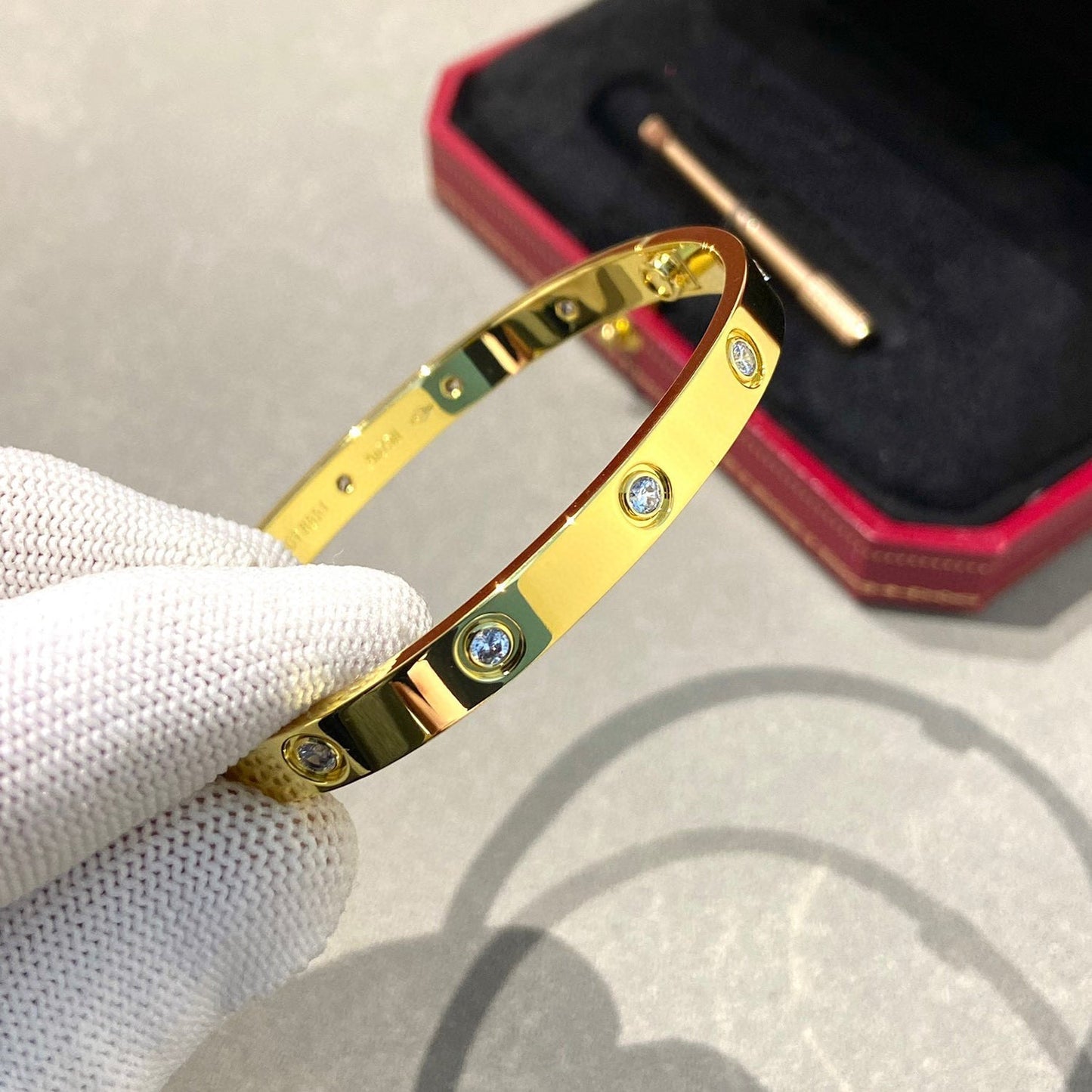 [Lumi Jewels]LOVE BRACELET 6.1MM 10 DIAMONDS