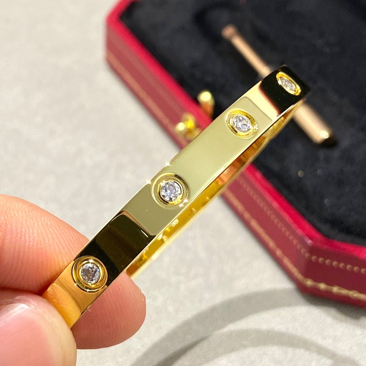 [Lumi Jewels]LOVE BRACELET 6.1MM 10 DIAMONDS
