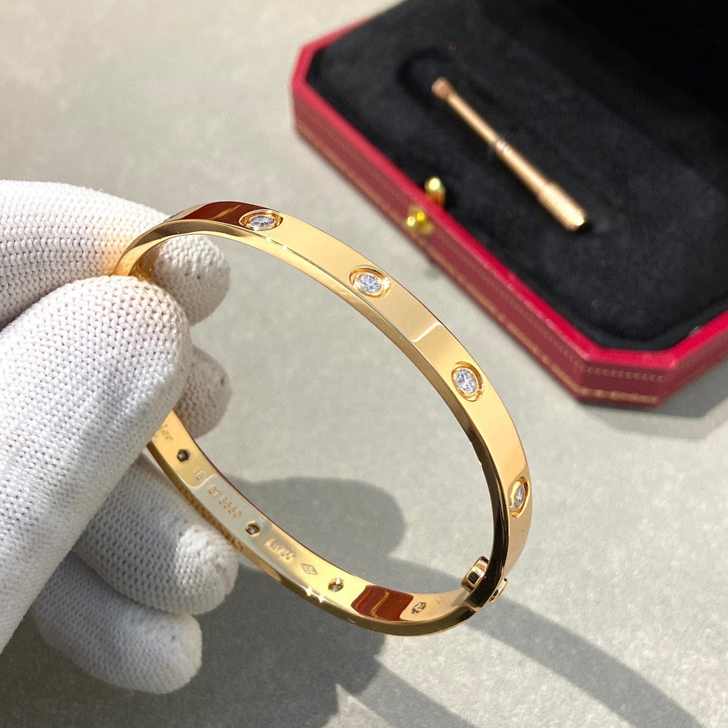 [Lumi Jewels]LOVE BRACELET 6.1MM 10 DIAMONDS