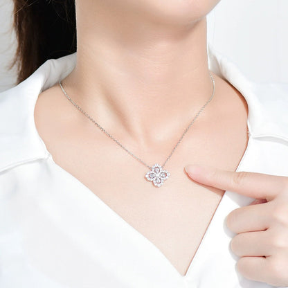 [Lumi Jewels]COLLIER BOUCLE GRAND MODÈLE DIAMANT 16MM COULEURS MULTIPLES
