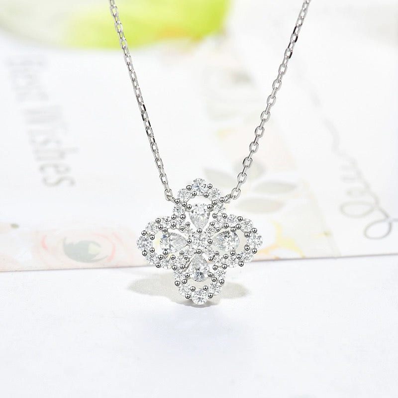 [Lumi Jewels]COLLIER BOUCLE GRAND MODÈLE DIAMANT 16MM COULEURS MULTIPLES