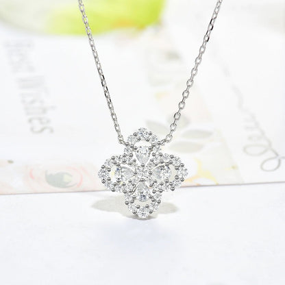 [Lumi Jewels]COLLIER BOUCLE GRAND MODÈLE DIAMANT 16MM COULEURS MULTIPLES