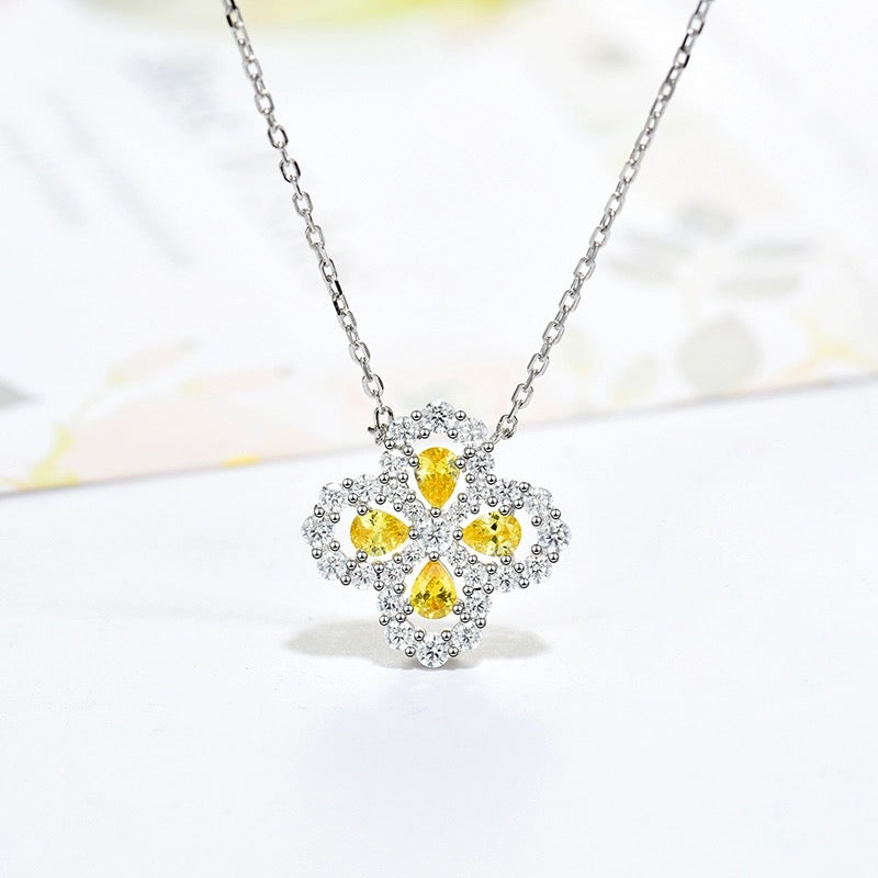 [Lumi Jewels]COLLIER BOUCLE GRAND MODÈLE DIAMANT 16MM COULEURS MULTIPLES