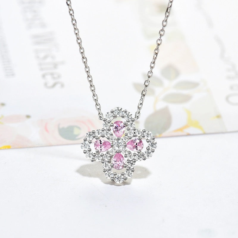 [Lumi Jewels]COLLIER BOUCLE GRAND MODÈLE DIAMANT 16MM COULEURS MULTIPLES