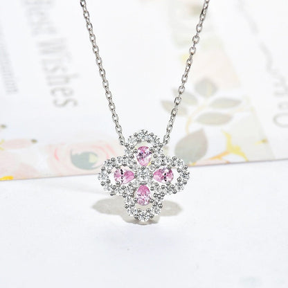 [Lumi Jewels]COLLIER BOUCLE GRAND MODÈLE DIAMANT 16MM COULEURS MULTIPLES