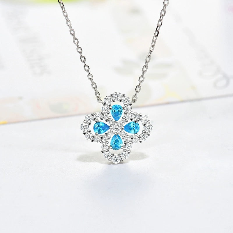 [Lumi Jewels]COLLIER BOUCLE GRAND MODÈLE DIAMANT 16MM COULEURS MULTIPLES