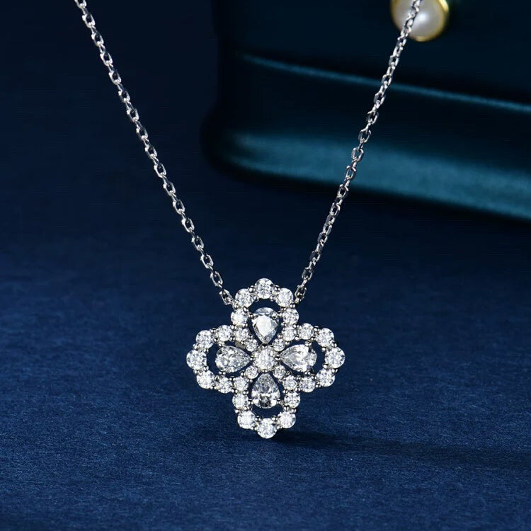 [Lumi Jewels]COLLIER BOUCLE GRAND MODÈLE DIAMANT 16MM COULEURS MULTIPLES