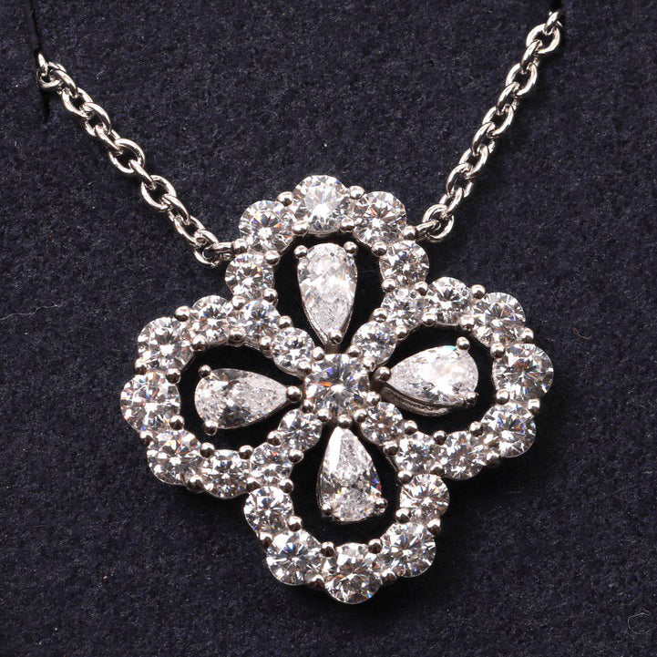[Lumi Jewels]COLLIER BOUCLE GRAND MODÈLE DIAMANT 16MM COULEURS MULTIPLES
