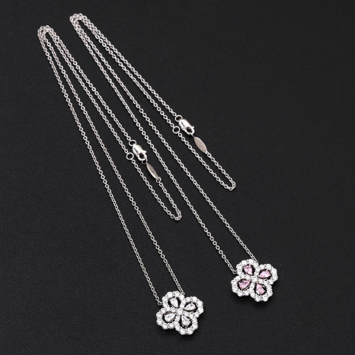 [Lumi Jewels]COLLIER BOUCLE GRAND MODÈLE DIAMANT 16MM COULEURS MULTIPLES