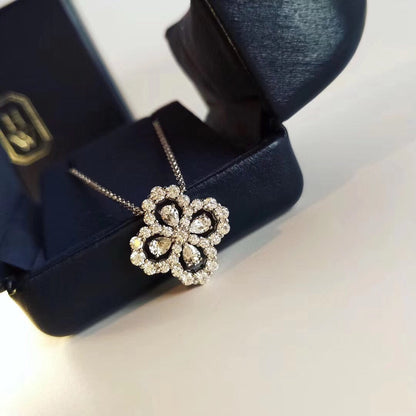 [Lumi Jewels]COLLIER BOUCLE GRAND MODÈLE DIAMANT 16MM COULEURS MULTIPLES