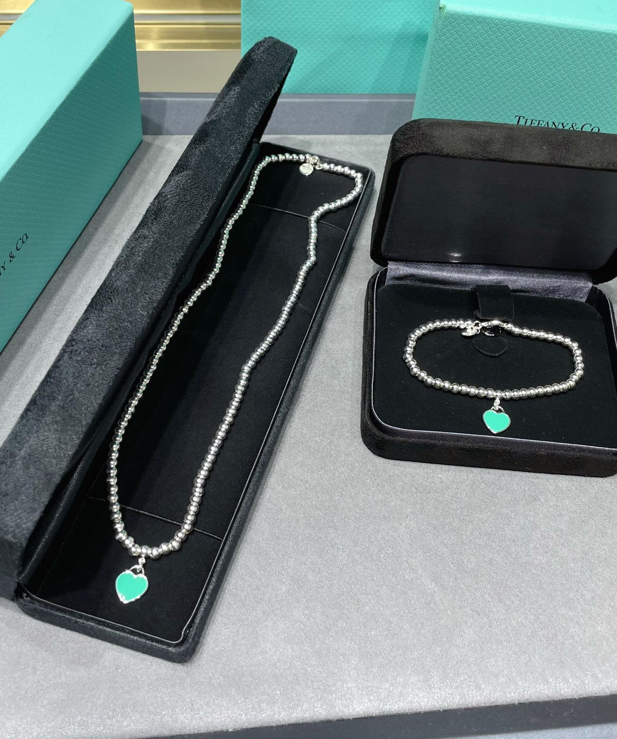 [Lumi Jewelry]RETURN TO TIF SILVER BEAD NECKLACE