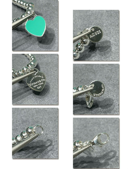 [Lumi Jewelry]RETURN TO TIF SILVER BEAD NECKLACE