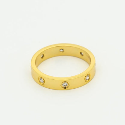 [Lumi Jewels]LOVE RING 3.6MM 8 DIAMONDS