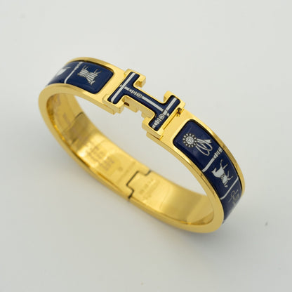 [Lumi Jewels]H BRACELET BLUE CERAMIC