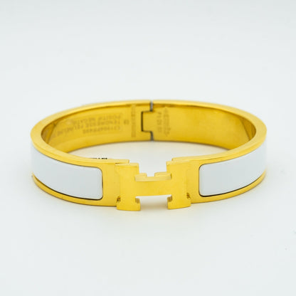[Lumi Jewels]H WHITE BRACELET