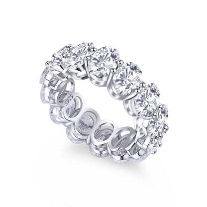 [Lumi Jewels]Dainty Elongated Cushion Cut Tennis Ring