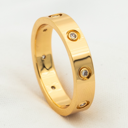 [Lumi Jewels]LOVE RING 3.6MM 8 DIAMONDS