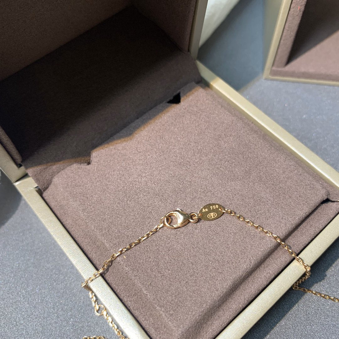 [Lumi Jewels]JEUX DE PINK GOLD DIAMOND NECKLACE