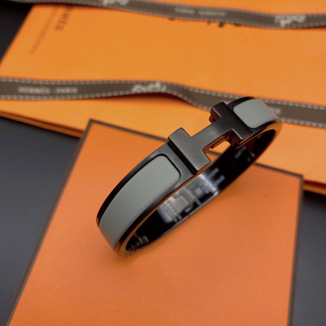 [Lumi Jewels]CLIC HM SO BLACK GREY BRACELET