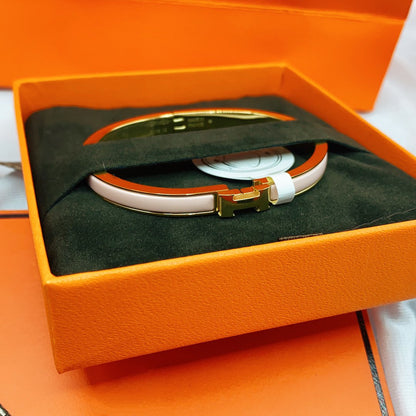 [Lumi Jewels]CLASSIC HM CLIC  PINK 8MM ENAMEL BRACELET
