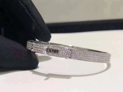 [Lumi Jewels]HM KELLY BRACELET IN SILVER AND FULL PAVE DIAMOND