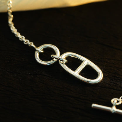 [Lumi Jewels]HM CHAINE D'ANCRE PENDANT NECKLACE STERLING SILVER