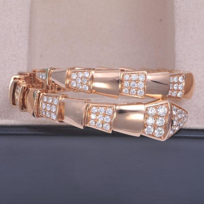 [Lumi Jewels]SERPENTI BRACELET PINK GOLD DIAMOND