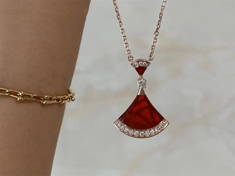 [Lumi Jewels]DREAM NECKLACE CARNELIAN DIAMOND