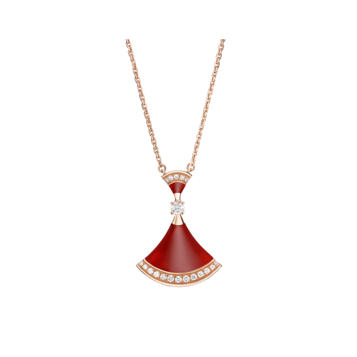 [Lumi Jewels]DREAM NECKLACE CARNELIAN DIAMOND