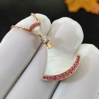 [Lumi Jewels]DREAM NECKLACE MOP PINK DIAMOND