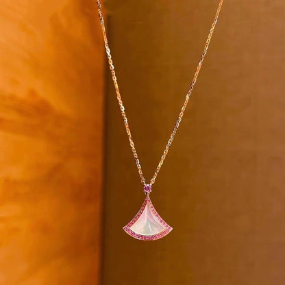 [Lumi Jewels]DREAM NECKLACE MOP DIAMOND PINK