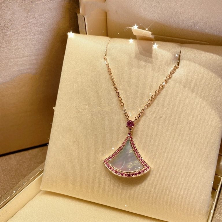 [Lumi Jewels]DREAM NECKLACE MOP DIAMOND PINK