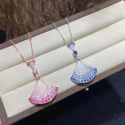 [Lumi Jewels]DREAM NECKLACK DIAMOND PINK GOLD