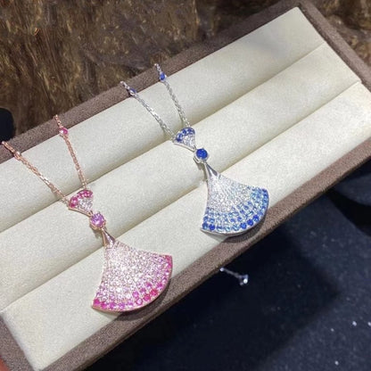 [Lumi Jewels]DREAM NECKLACK DIAMOND PINK GOLD