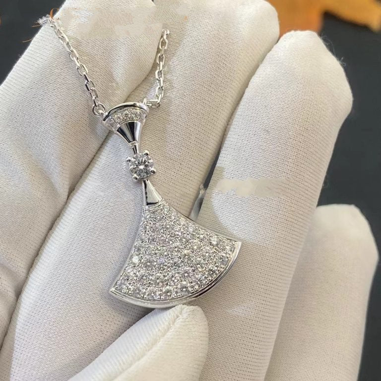 [Lumi Jewels]DREAM NECKLACE SILVER FULL DIAMOND