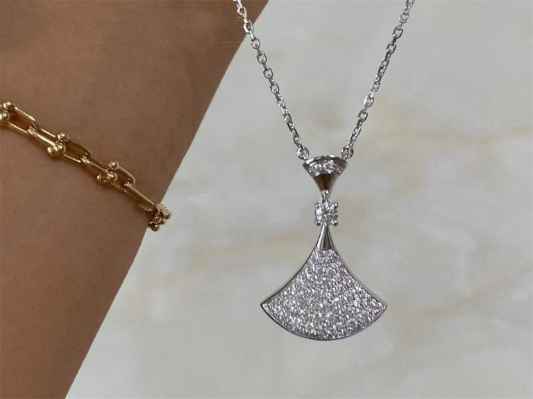 [Lumi Jewels]DREAM NECKLACE SILVER FULL DIAMOND