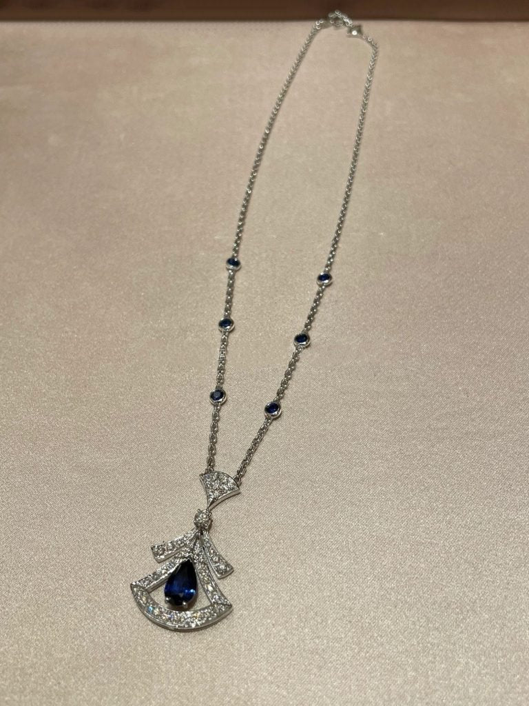 [Lumi Jewels]DREAM NECKLACE AGATE DIAMOND SILVER