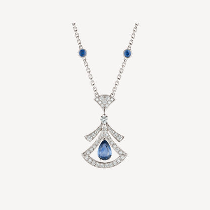 [Lumi Jewels]DREAM NECKLACE AGATE DIAMOND SILVER